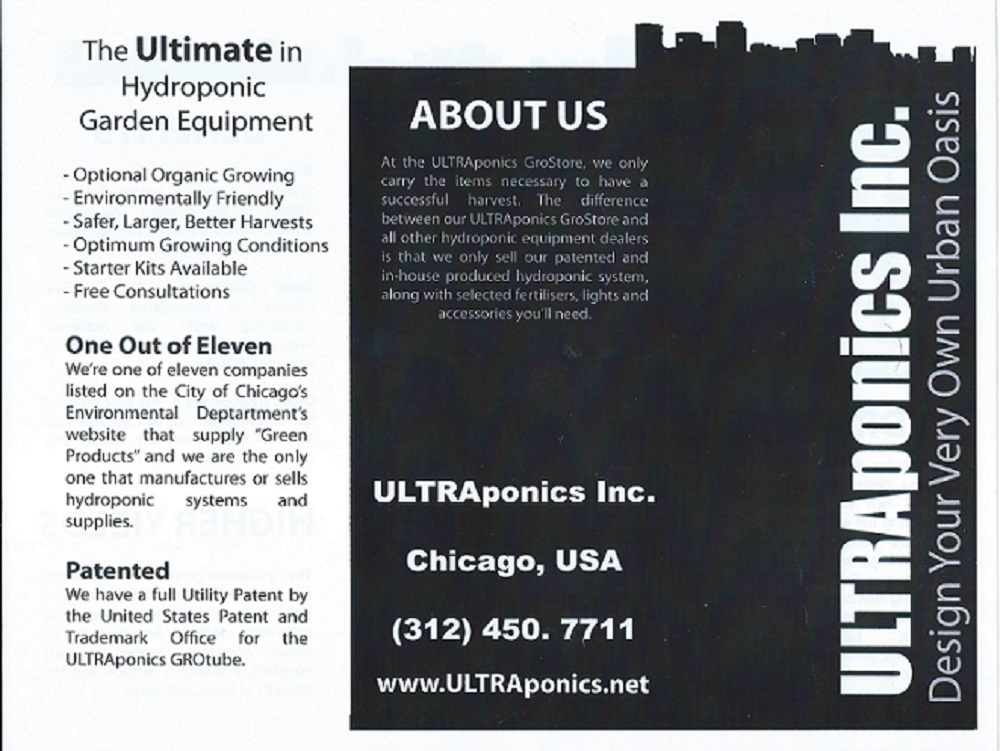 ULTRAponics Brochure p2
